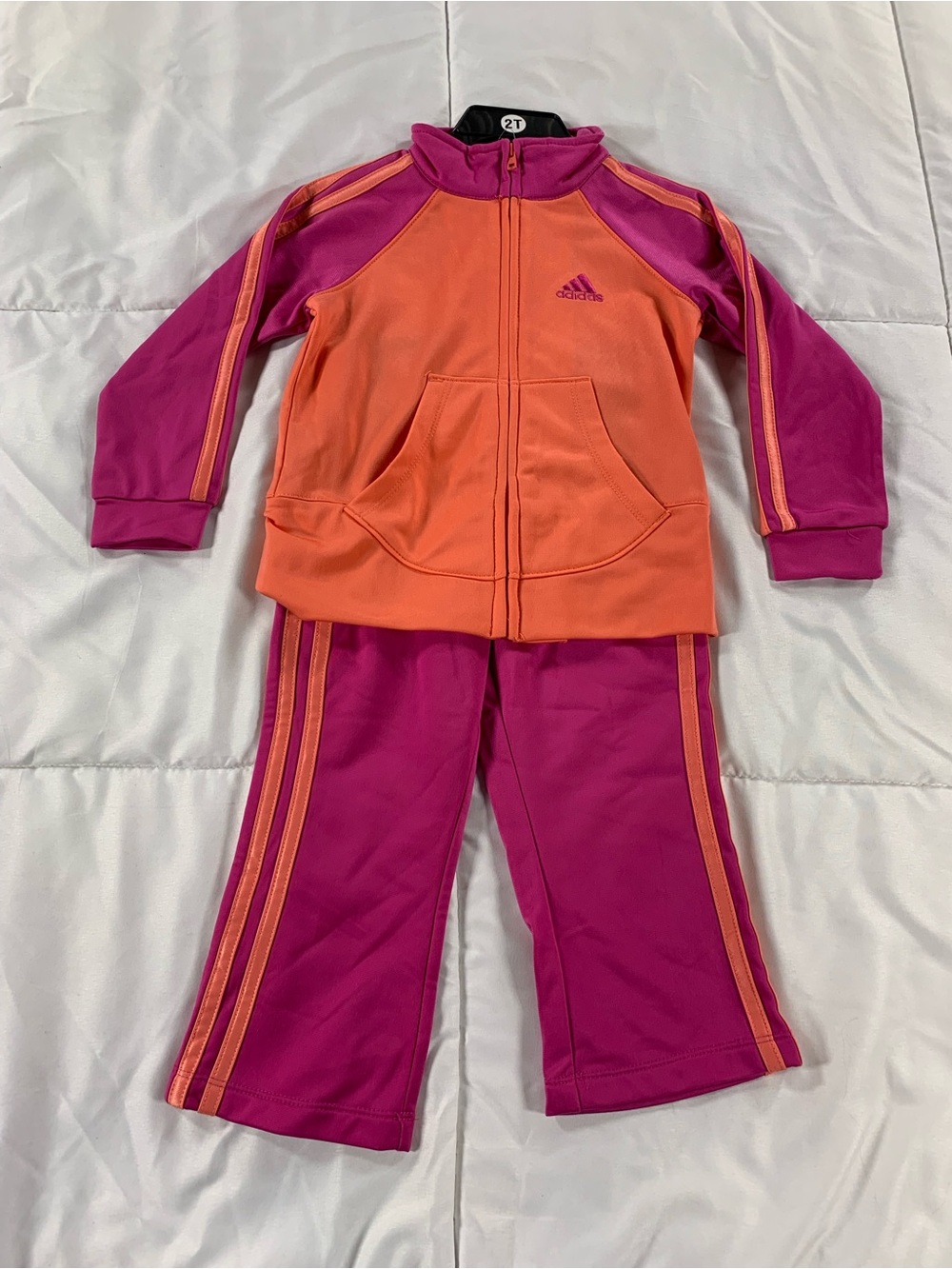 New with tags ADIDAS tracksuit girls size 2T